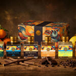 Selezione di Liquori di Livia con confezione regalo, agrumi, liquirizia, cioccolato e caffè